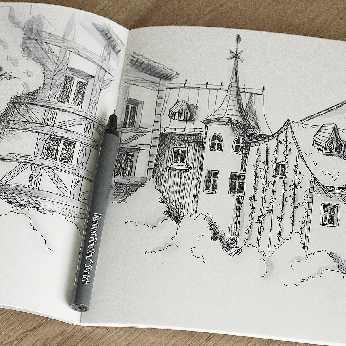 Neuland FineOne® Sketch, verwischfest –  0,1; 0,3; 0,5 und 0,7 mm - Image 3