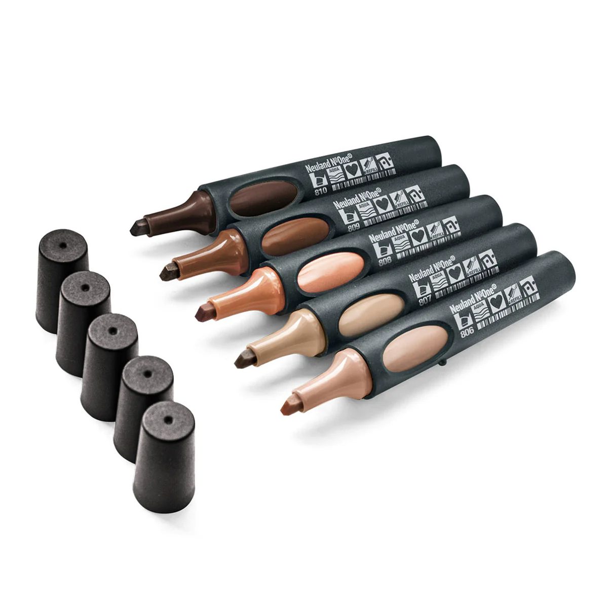 Neuland No.One®, Keilspitze 2-6 mm, 5er Farbsets - Image 3